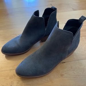 Steve Madden Grey Ankle Booties